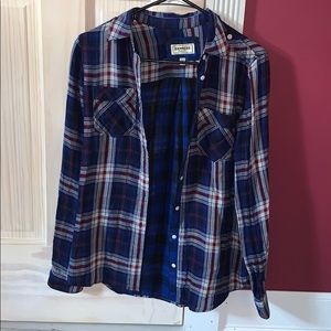 Plaid button up shirt from Express